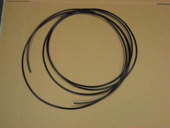 Black Tubing 1/4